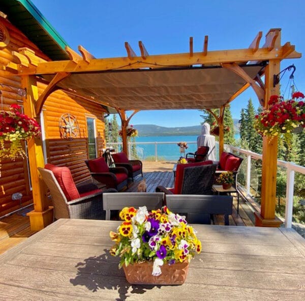 Western Red Cedar Pergola & Canopy – Outdoor Shade & Patio Living Kit 10 1212 canopy 1