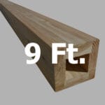 9 ft Cedar Posts