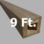 9 ft Cedar Posts