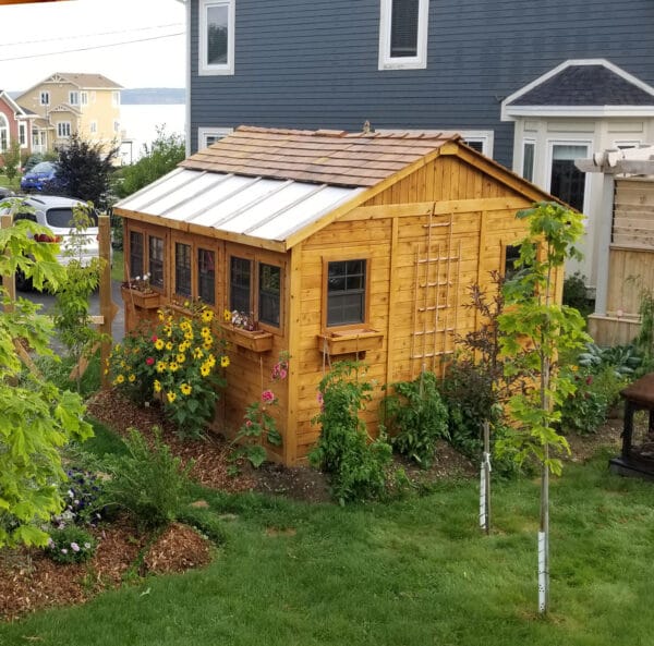 12x12 Sunshed Garden Shed Greenhouse Shed Western Red Cedar Shed Outdoor Living Today 19