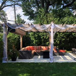 Pergolas + Retractable Canopy