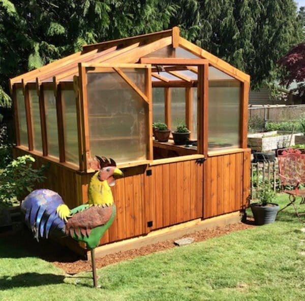 Cedar Greenhouse Kit 8x8