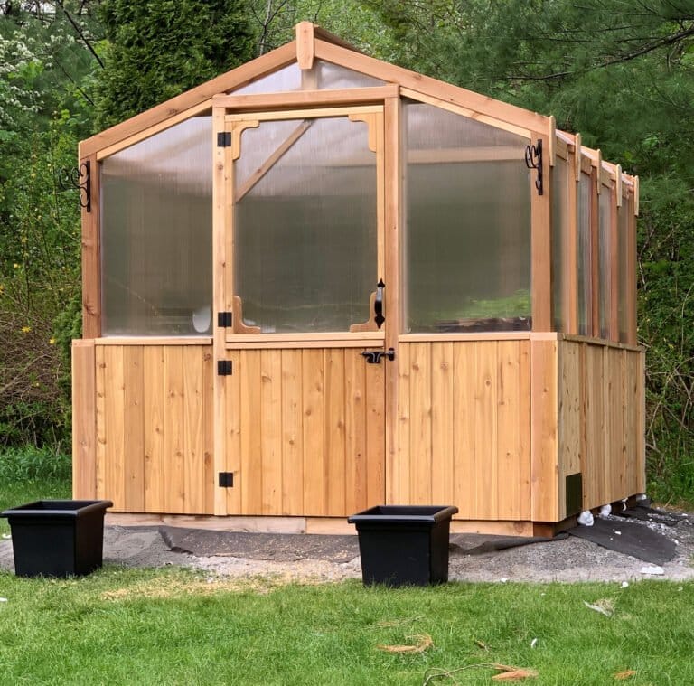 Cedar Greenhouse Kit 8x8