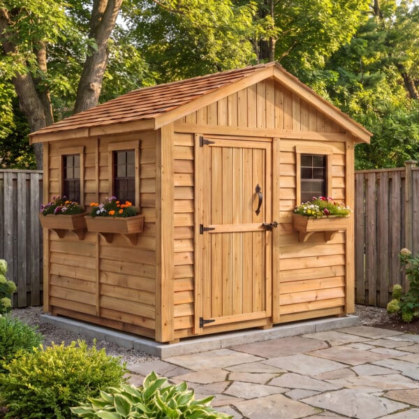 8x8 Cedar Garden Shed Outdoor Living Today Western Red Cedar Garden Shed 37