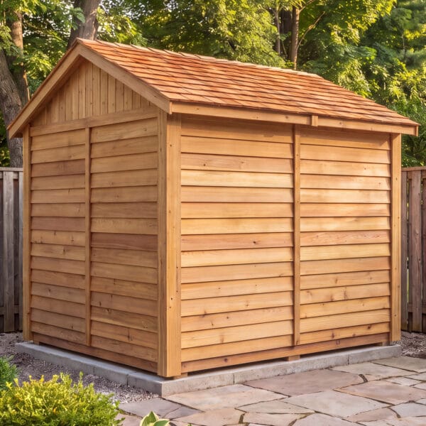 8x8 Cedar Garden Shed Outdoor Living Today Western Red Cedar Garden Shed 40