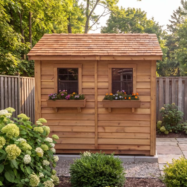 8x8 Cedar Garden Shed Outdoor Living Today Western Red Cedar Garden Shed 41