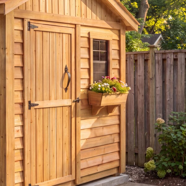 8x8 Cedar Garden Shed Outdoor Living Today Western Red Cedar Garden Shed 50