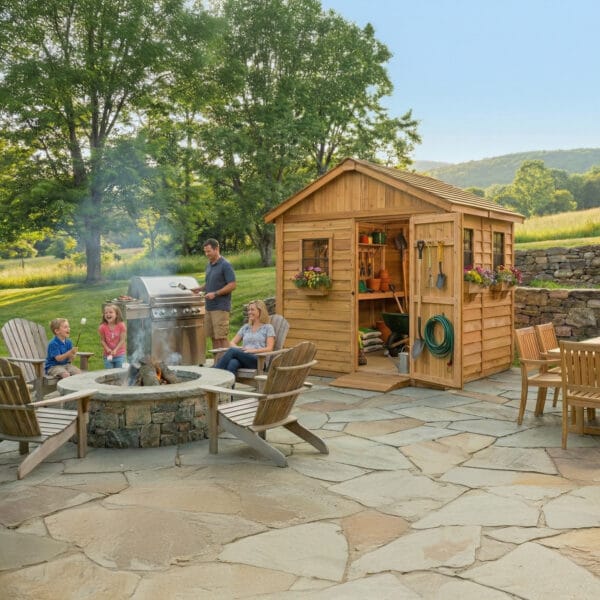 8×8 Western Red Cedar – Gardener Shed Outdoor Living Today Cedar Shed Kit 12