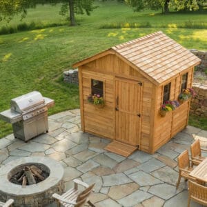 8×8 Western Red Cedar – Gardener Shed – Potting & Tool Storage Kit