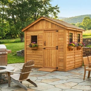 8×8 Western Red Cedar – Gardener Shed – Potting & Tool Storage Kit