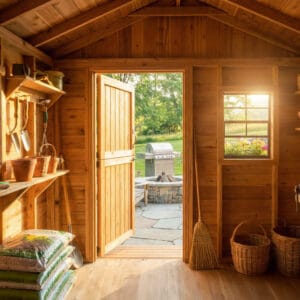 8×8 Western Red Cedar – Gardener Shed Outdoor Living Today Cedar Shed Kit 5