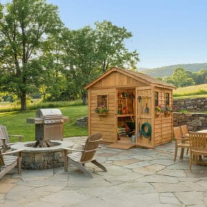 8×8 Western Red Cedar – Gardener Shed Outdoor Living Today Cedar Shed Kit 6