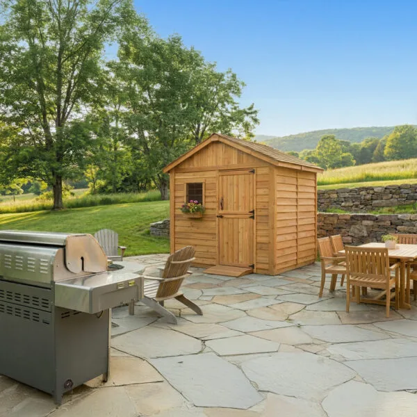 8×8 Western Red Cedar – Gardener Shed Outdoor Living Today Cedar Shed Kit 9