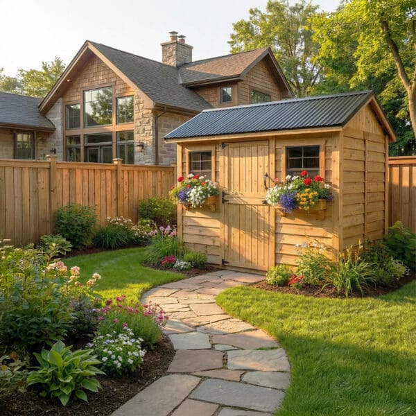 9×6 Western Red Cedar – Cabana Shed – Poolside Storage & Utility Kit 1 Cabana 9x6 Cedar Corner Shed Western Red CEdar Outdoor Living Today