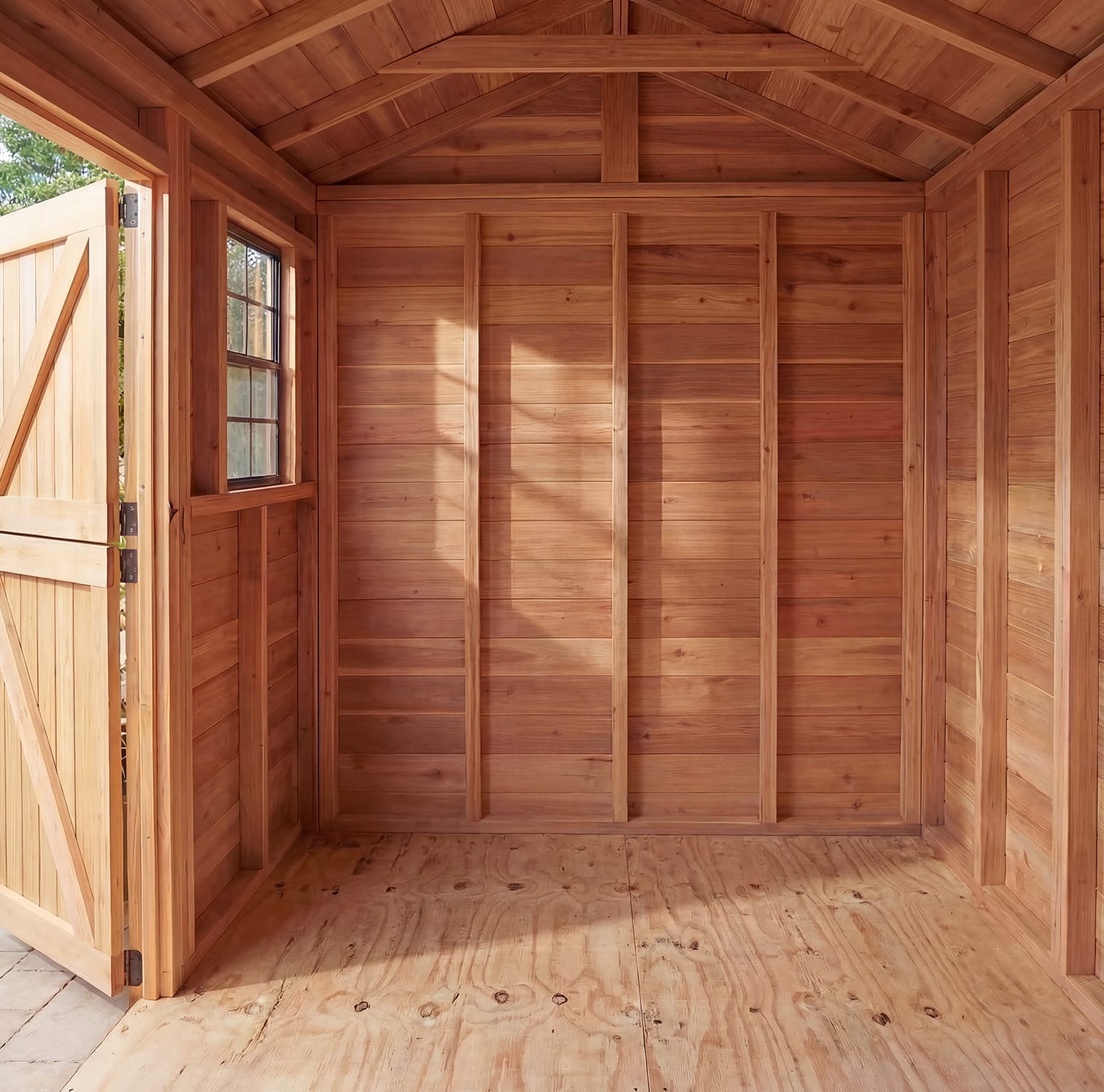 Cabana 9x6 Cedar Garden shed Western Red Cedar cedar shed Outdoor Living Today 17