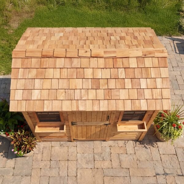 Cabana 9x6 Cedar Garden shed Western Red Cedar cedar shed Outdoor Living Today 4