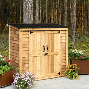 6×3 Western Red Cedar – Garden Chalet – Outdoor Storage Shed
