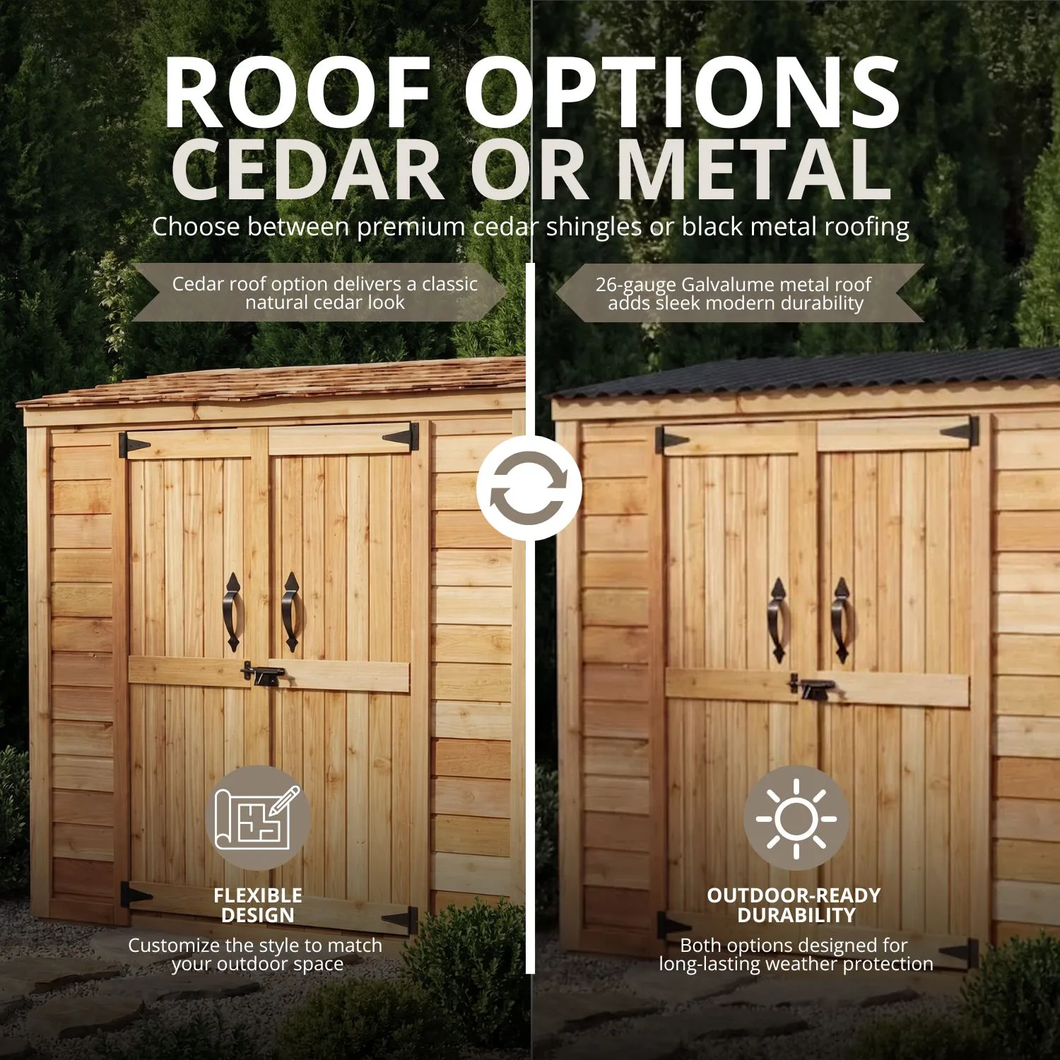 6×3 Western Red Cedar Grand Garden Chalet – Elegantly Crafted Storage Shed 8 Garden Chalet 6ft x 3ft Western Red Cedar Shed Kit Outdoor Living Today Cedar Shed Kit 2