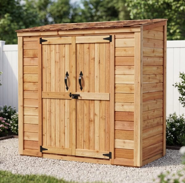 Grand Garden Chalet GGC63 Western Red Cedar Shed Outdoor Living Today 6x3 Shed 40 jpg