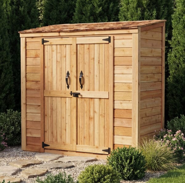Grand Garden Chalet GGC63 Western Red Cedar Shed Outdoor Living Today 6x3 Shed 41