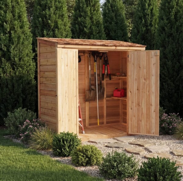 Grand Garden Chalet GGC63 Western Red Cedar Shed Outdoor Living Today 6x3 Shed 47