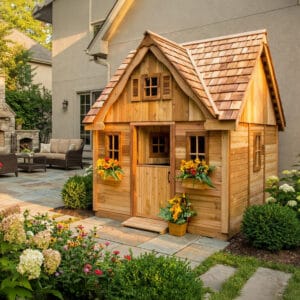 Lauren's Cottage Cedar Playhouse | 9x9