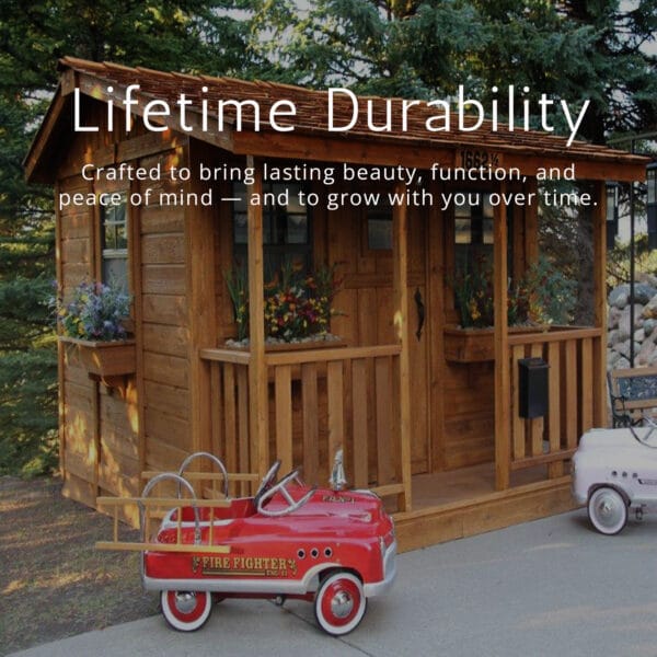 Sunflower Playhouse & Sandbox | 6x9 11 Lifetime Durability Photo Card 5