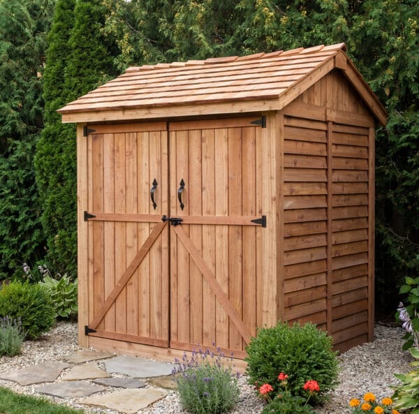 6×6 Western Red Cedar – Maximizer Shed – All-Purpose Storage Kit 1 Maximizer 6x6 western red cedar shed outdoor living today cedar shed kit 23