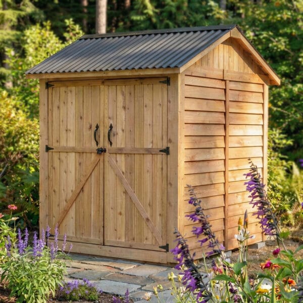 Maximizer 6x6 western red cedar shed outdoor living today cedar shed kit 6