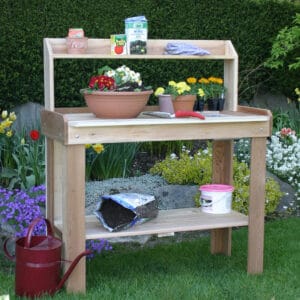 Potting Bench 4x2 Western Red Cedar Raised Garden Bed Kit Outdoor Living Today 8
