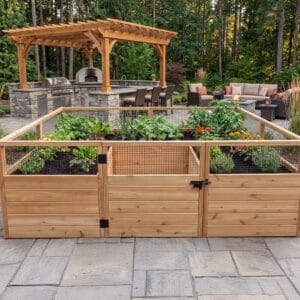 Raised Cedar Garden Bed | 8 ft × 8 ft