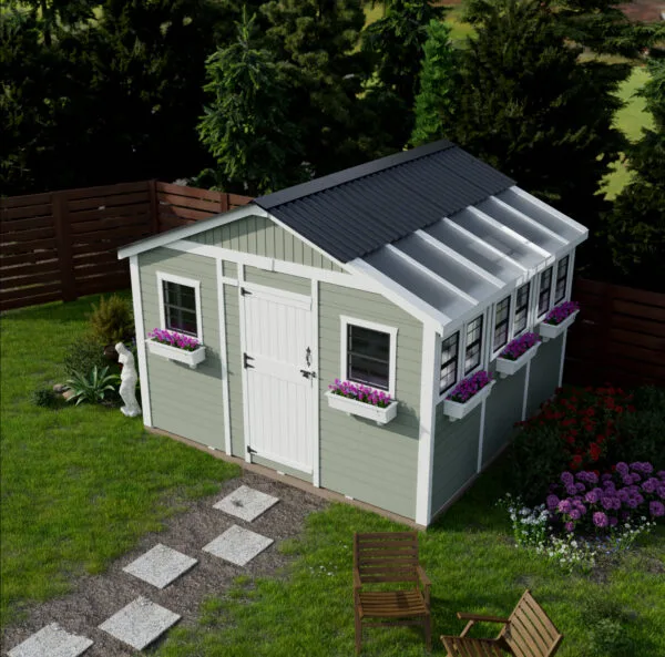 Sunshed Garden Shed 12'x12' - Outdoor Living Today