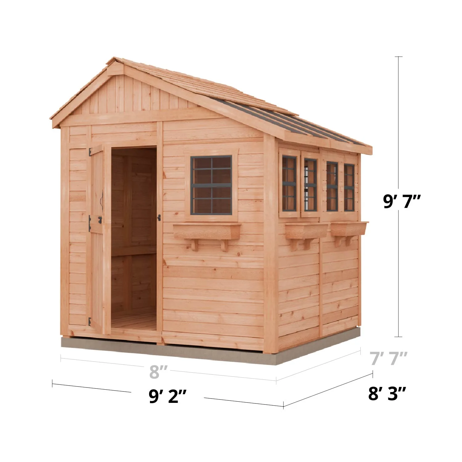 見杉宗則　My Garden Sunshed Garden Shed 8X8 - Outdoor Living Today