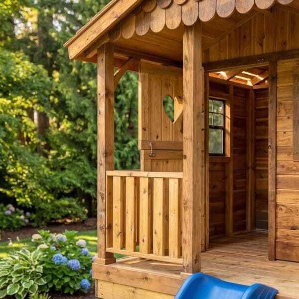 Sunflower Playhouse Outdoor Living Today Cedar Playhouse Kit Western Red Cedar 11