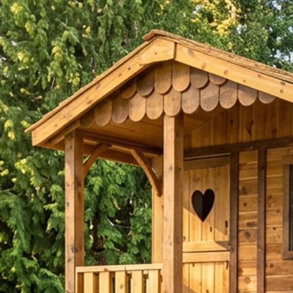 Sunflower Playhouse & Sandbox | 6x9 3 Sunflower Playhouse Outdoor Living Today Cedar Playhouse Kit Western Red Cedar 2