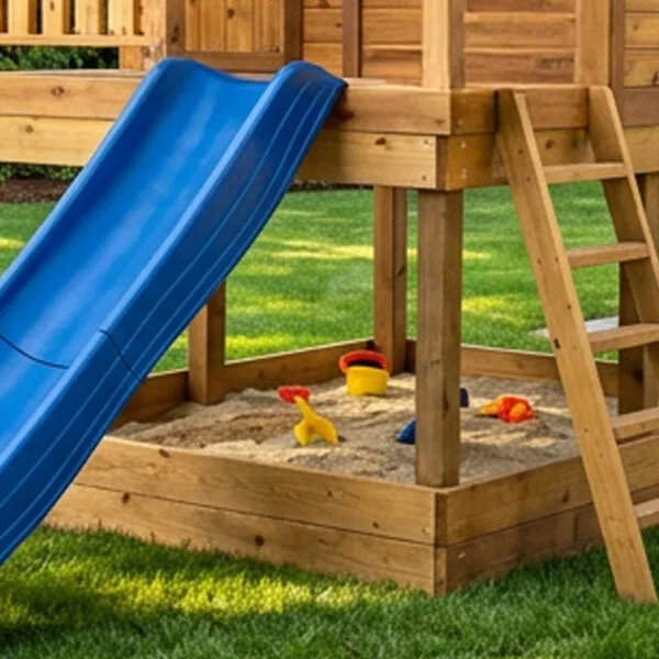 Sunflower Playhouse & Sandbox | 6x9 6 Sunflower Playhouse Outdoor Living Today Cedar Playhouse Kit Western Red Cedar 3