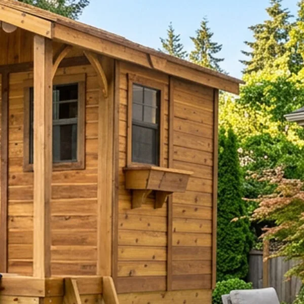 Sunflower Playhouse & Sandbox | 6x9 10 Sunflower Playhouse Outdoor Living Today Cedar Playhouse Kit Western Red Cedar 4