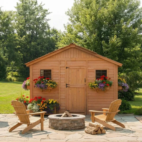 12×12 Western Red Cedar – Sunshed Garden Shed – Sunlit Greenhouse & Hobby Studio Kit 5 Sunshed 12x12 Garden shed Western Red Cedar cedar shed Outdoor Living Today 6