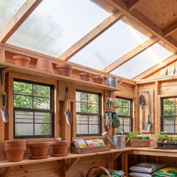 Sunshed 8x8 Garden shed Western Red Cedar cedar shed Outdoor Living Today 17