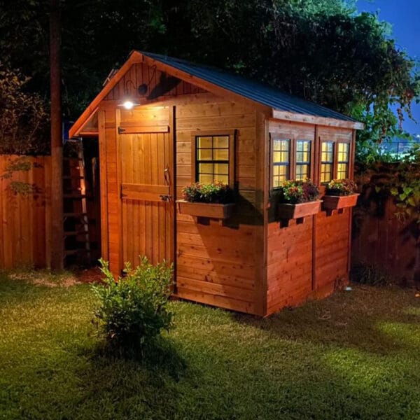 Sunshed 8x8 Garden shed Western Red Cedar cedar shed Outdoor Living Today 21