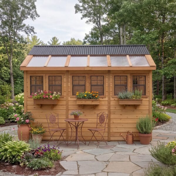 Sunshed Garden Shed 8 ft x 12 ft Western Red Cedar Shed Outdoor Living Today cedar shed kit 11