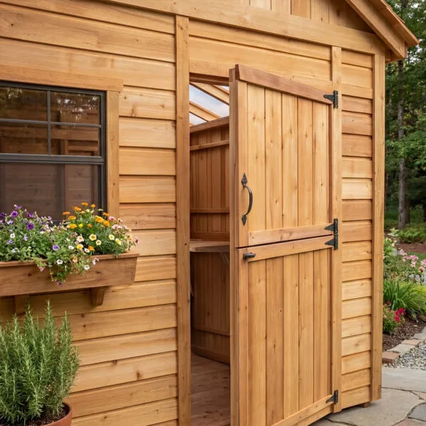 Sunshed Garden Shed 8 ft x 12 ft Western Red Cedar Shed Outdoor Living Today cedar shed kit 14