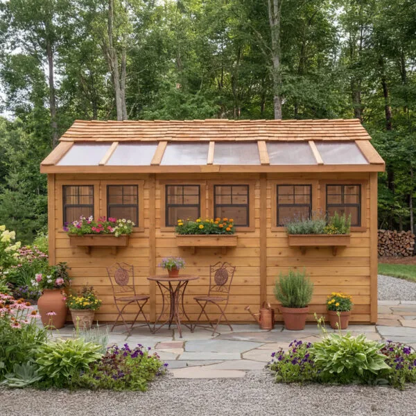 Sunshed Garden Shed 8 ft x 12 ft Western Red Cedar Shed Outdoor Living Today cedar shed kit 2