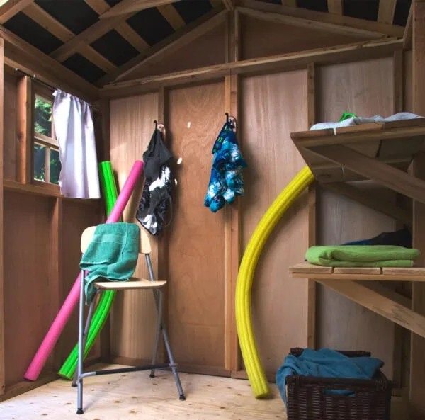 9×6 Western Red Cedar – Cabana Shed – Poolside Storage & Utility Kit 18 cb96 2