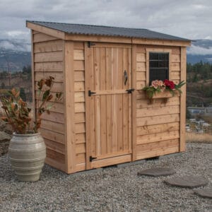 SpaceSaver 8x4 Lean-To Cedar Shed