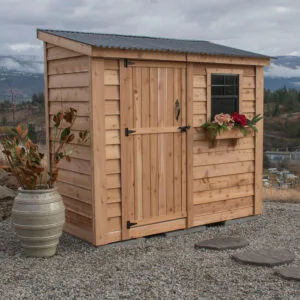 SpaceSaver 8x4 Lean-To Cedar Shed