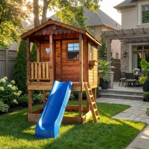 Sunflower Playhouse & Sandbox | 6x9