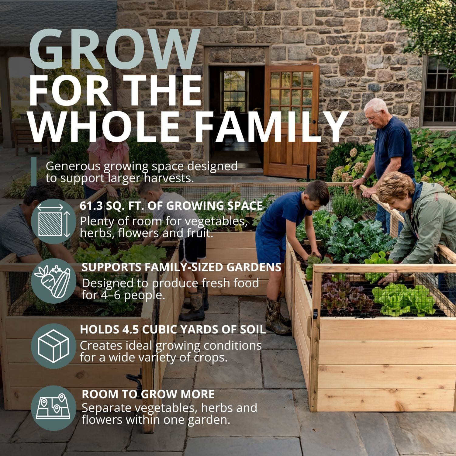 Raised Cedar Garden Bed | 8 ft × 12 ft 2 8x12 ft Raised Garden Bed Standard Kit Outdoor Living Today Western Red Cedar Raised Garden Bed Kit 30 6