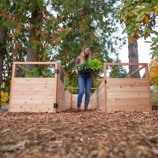 Raised Cedar Garden Bed | 8 ft × 12 ft 10 RB812ft Raised Garden Bed Standard Kit Outdoor Living Today Western Red Cedar Raised Garden Bed Kit 19