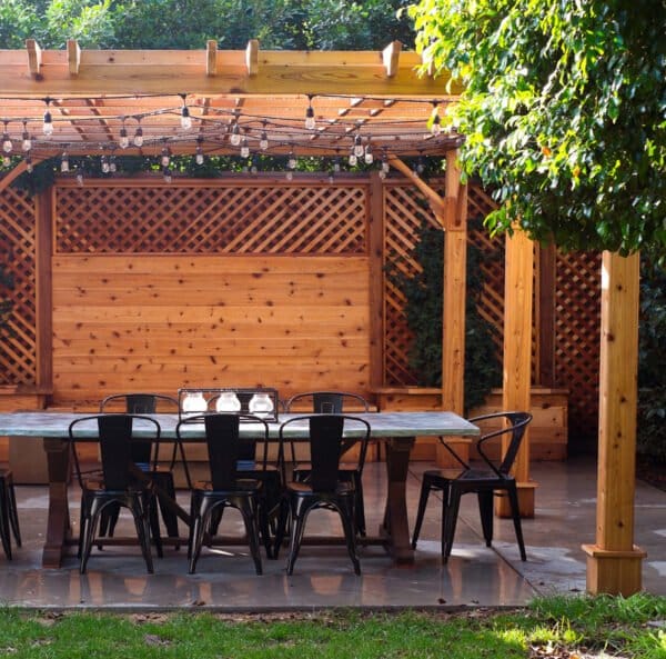 Western Red Cedar Pergola & Canopy – Outdoor Shade & Patio Living Kit 15 1216 3